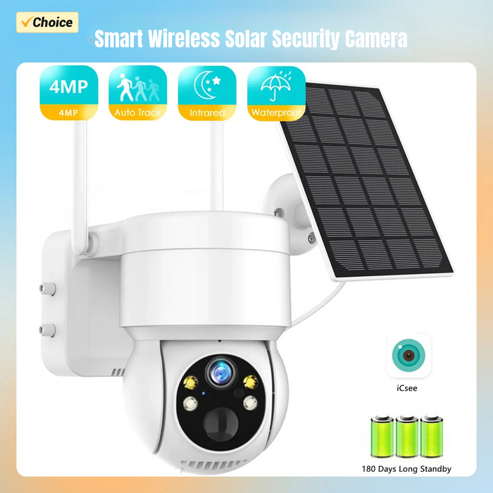 Smart Wireless Solar Security Camera