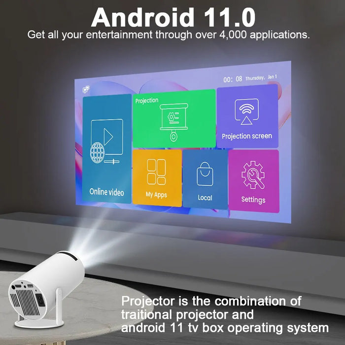 Transpeed 4k Android 11 HY300 Projector
