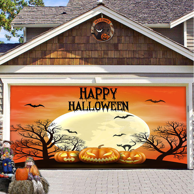 Halloween Vinyl Garage Door Decoration