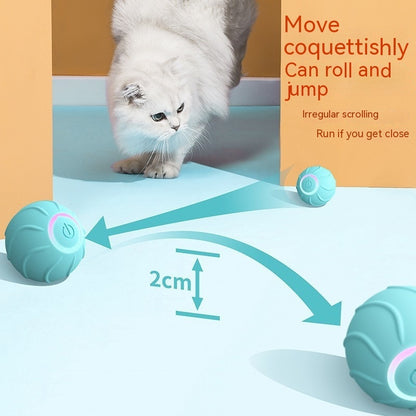 Smart Interactive Rolling Ball Toy – Automatic Bouncing Fun for Cats