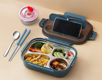 Microwaveable Stainless Steel Insulated Bento Box