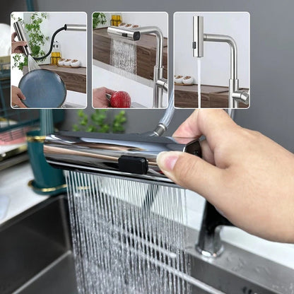 2023 New Waterfall Kitchen Faucet