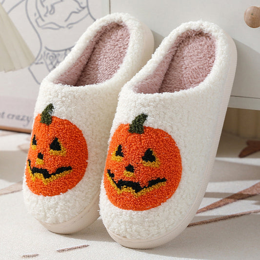 Halloween Pumpkin Cartoon Slippers for Men & Women