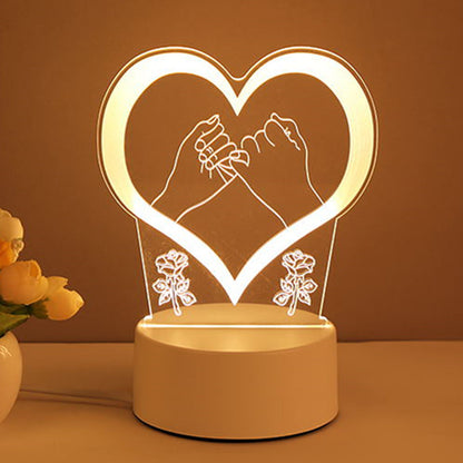 3D Flying Unicorn Illusion Lamp for Valentine’s & Room Décor