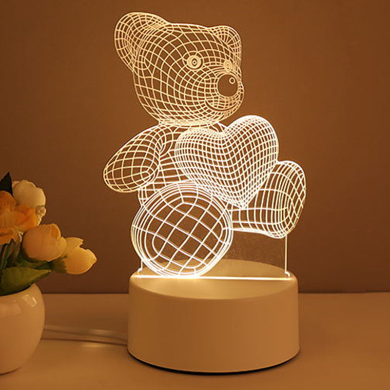 3D LED Neon Night Light & Lamp