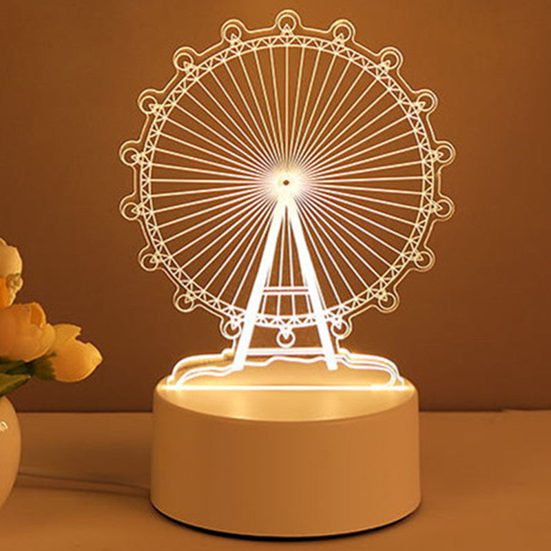 3D LED Neon Night Light & Lamp