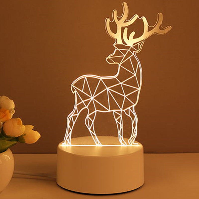 3D LED Neon Night Light & Lamp