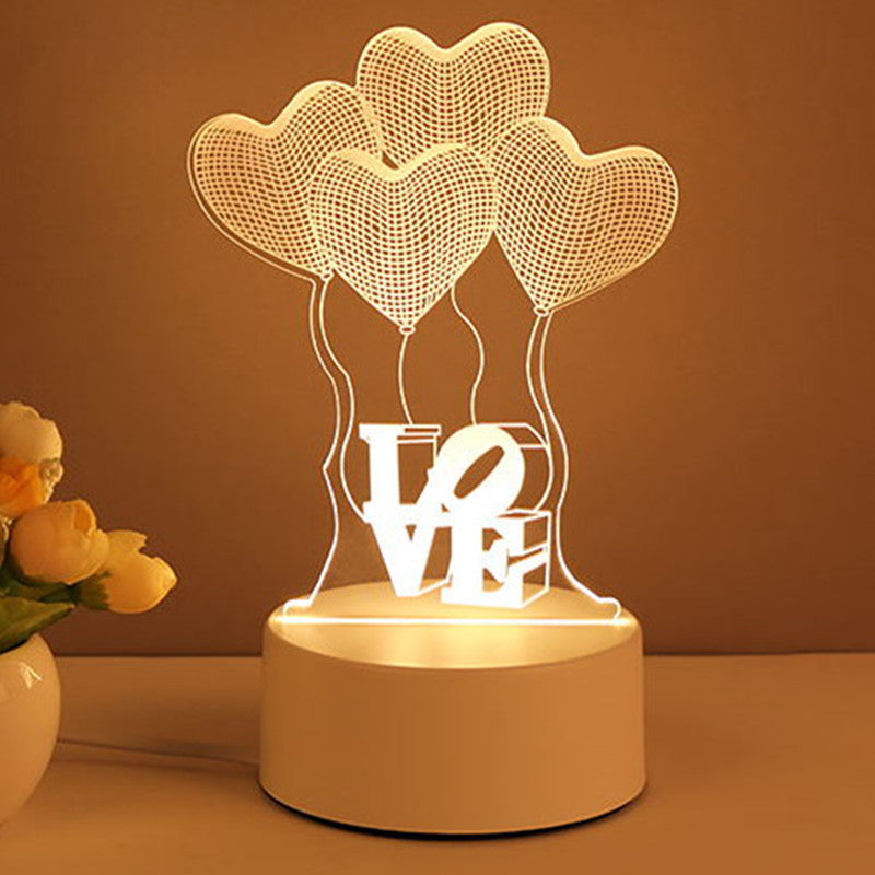 3D LED Neon Night Light & Lamp