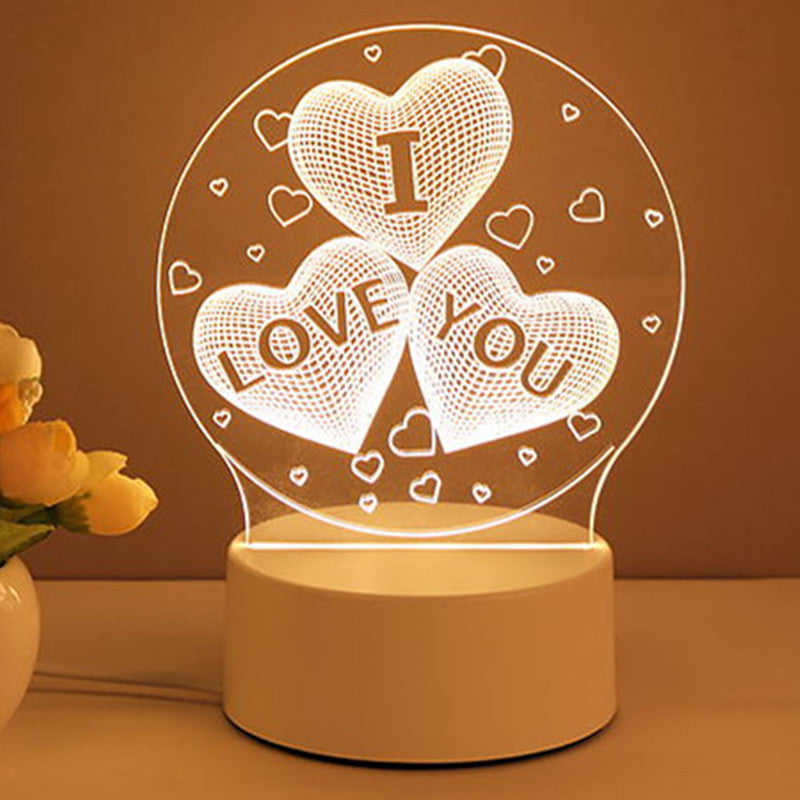 3D LED Neon Night Light & Lamp