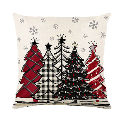 Merry Christmas Cushion Cover – Festive Pillowcase for Home Décor 2024