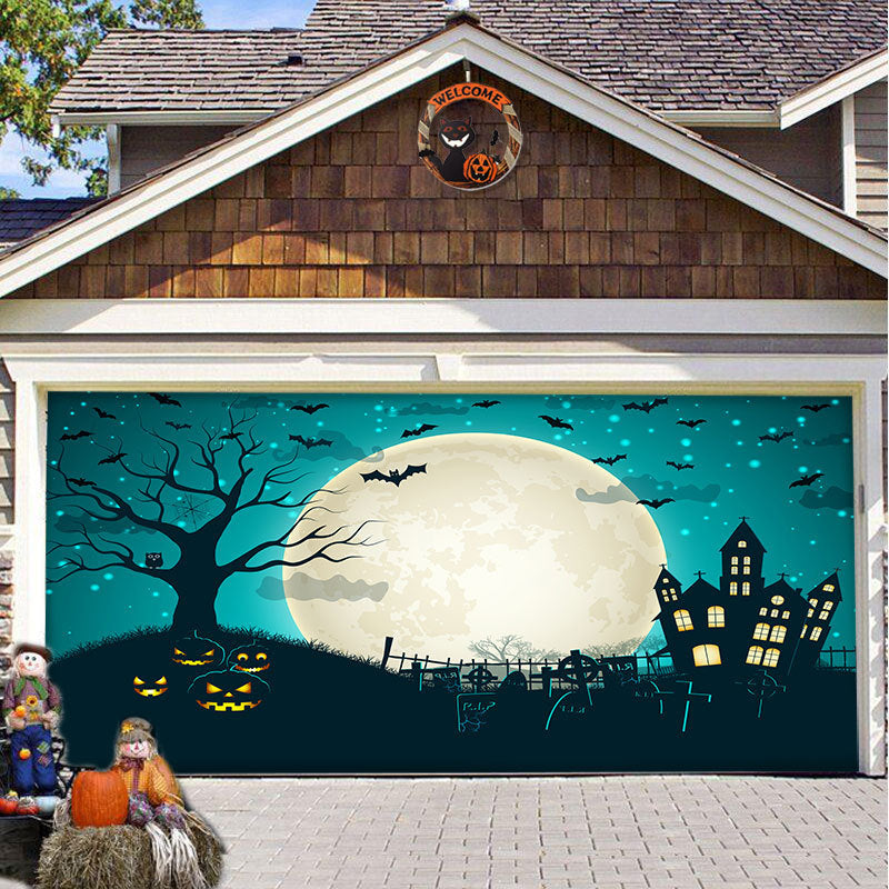 Halloween Vinyl Garage Door Decoration