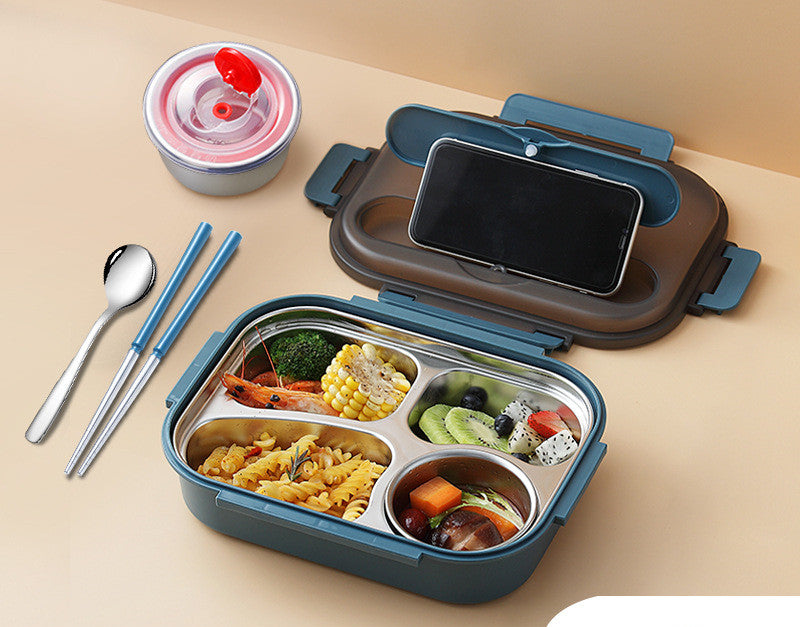 Microwaveable Stainless Steel Insulated Bento Box