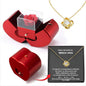 Eternal Love Rose Gift Box: Timeless Bloom & Necklace