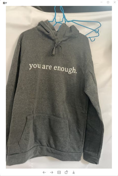 Inspirational Message Hoodie – Unisex Kangaroo Pocket Pullover in Multiple Colors