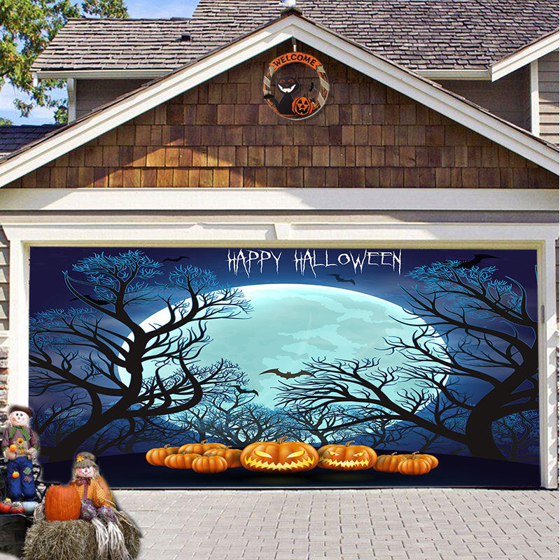 Halloween Vinyl Garage Door Decoration