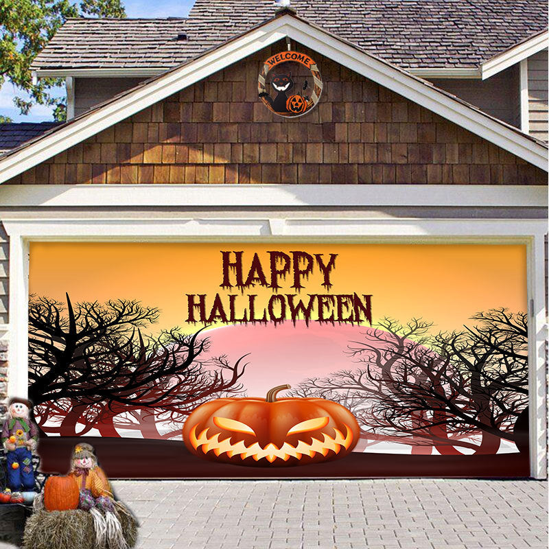 Halloween Vinyl Garage Door Decoration