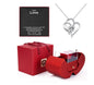 Eternal Love Rose Gift Box: Timeless Bloom & Necklace