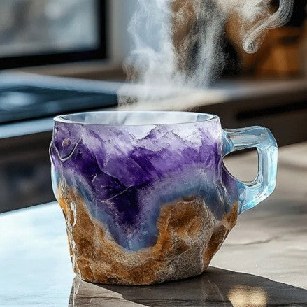 Elegant Mineral Crystal Coffee Mug