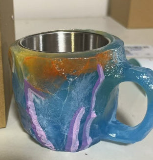 Elegant Mineral Crystal Coffee Mug