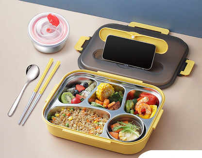 Microwaveable Stainless Steel Insulated Bento Box