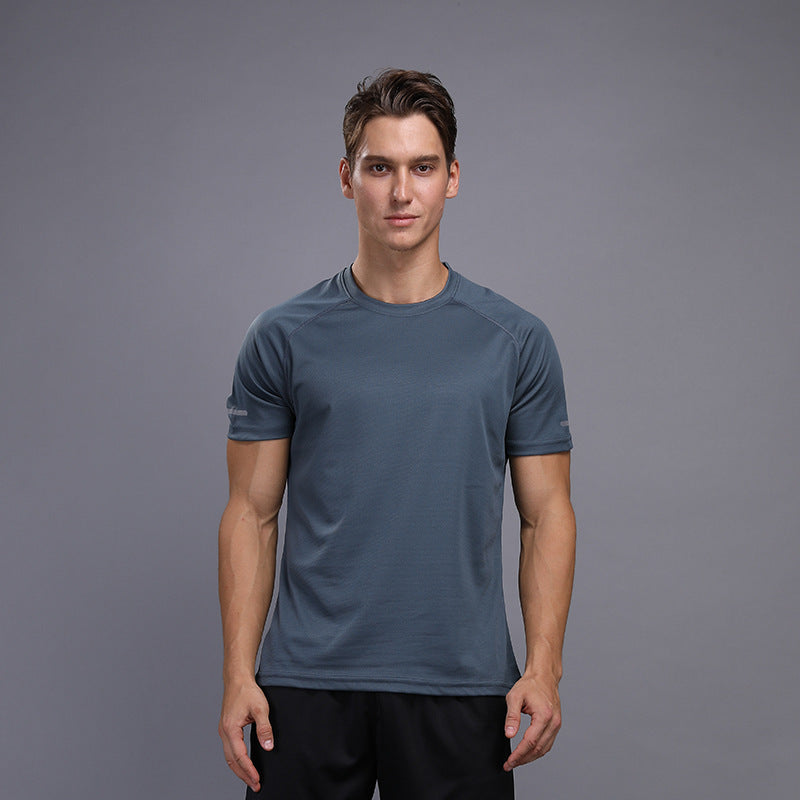 Men's Plain Round Neck Sleeve