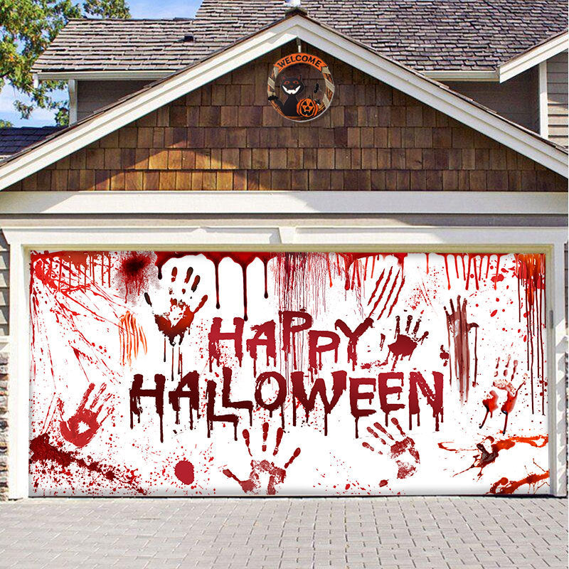 Halloween Vinyl Garage Door Decoration