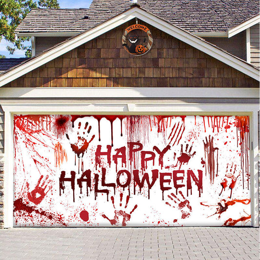 Halloween Vinyl Garage Door Decoration