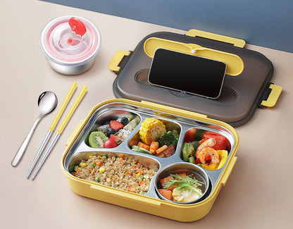 Microwaveable Stainless Steel Insulated Bento Box