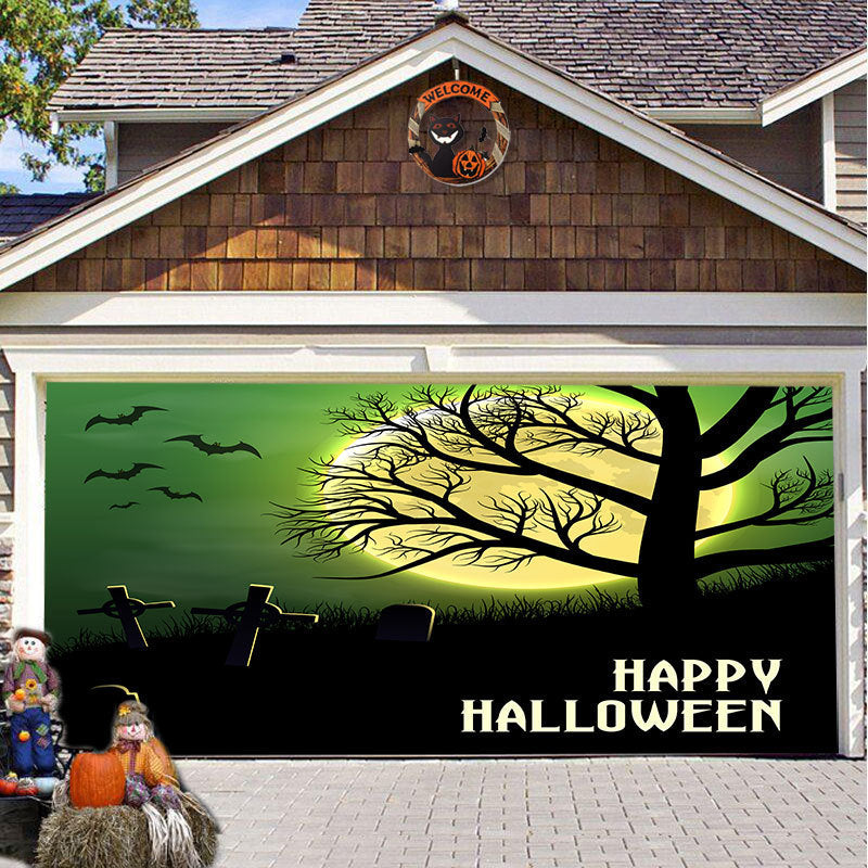 Halloween Vinyl Garage Door Decoration