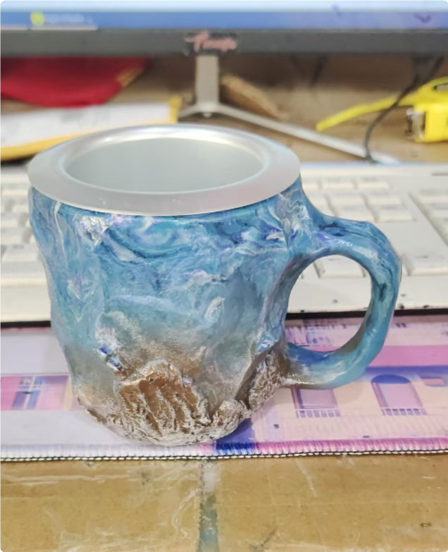 Elegant Mineral Crystal Coffee Mug