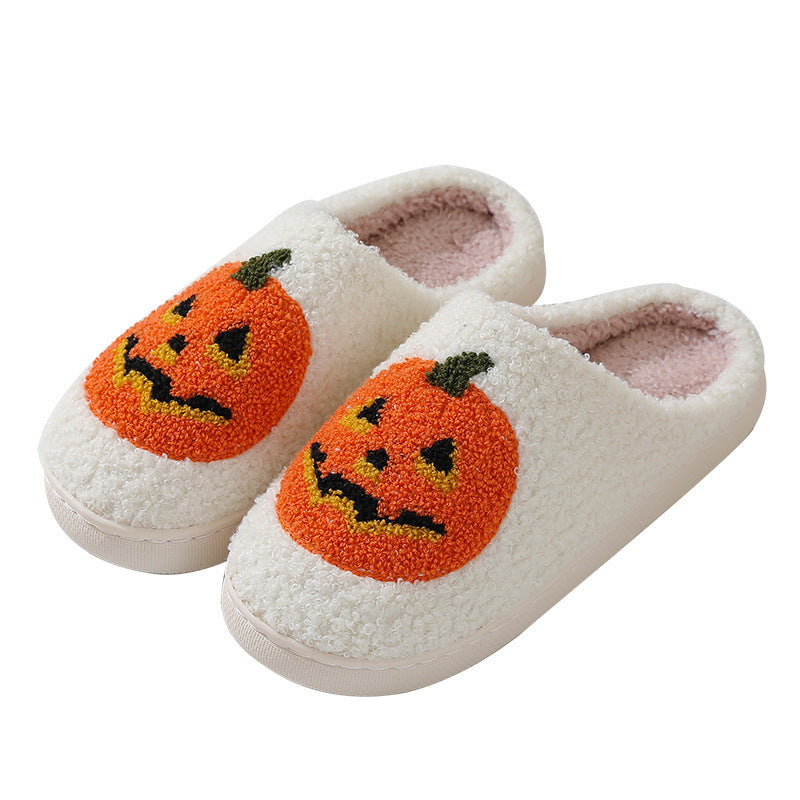 Halloween Pumpkin Cartoon Slippers for Men & Women