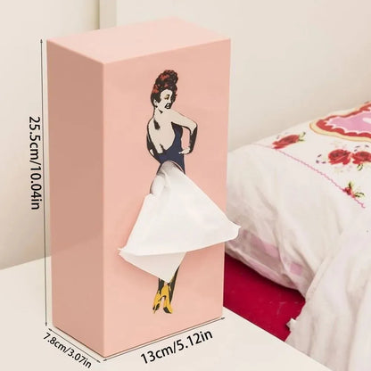 Flying Skirt Tissue Box