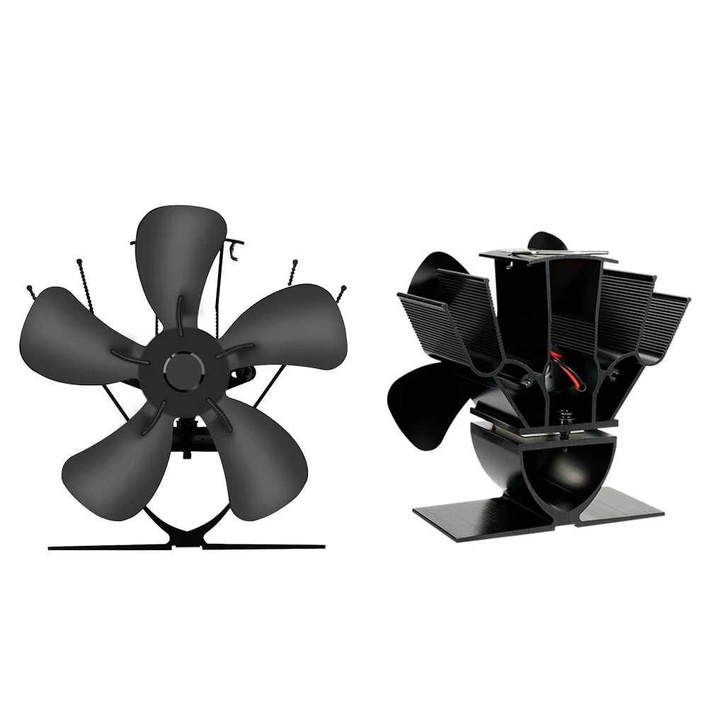 EcoFlow Fireplace 5-Blade Heat Fan