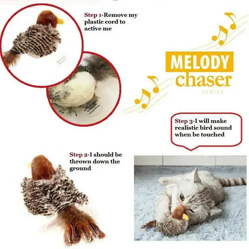 Chirping Bird Cat Toy