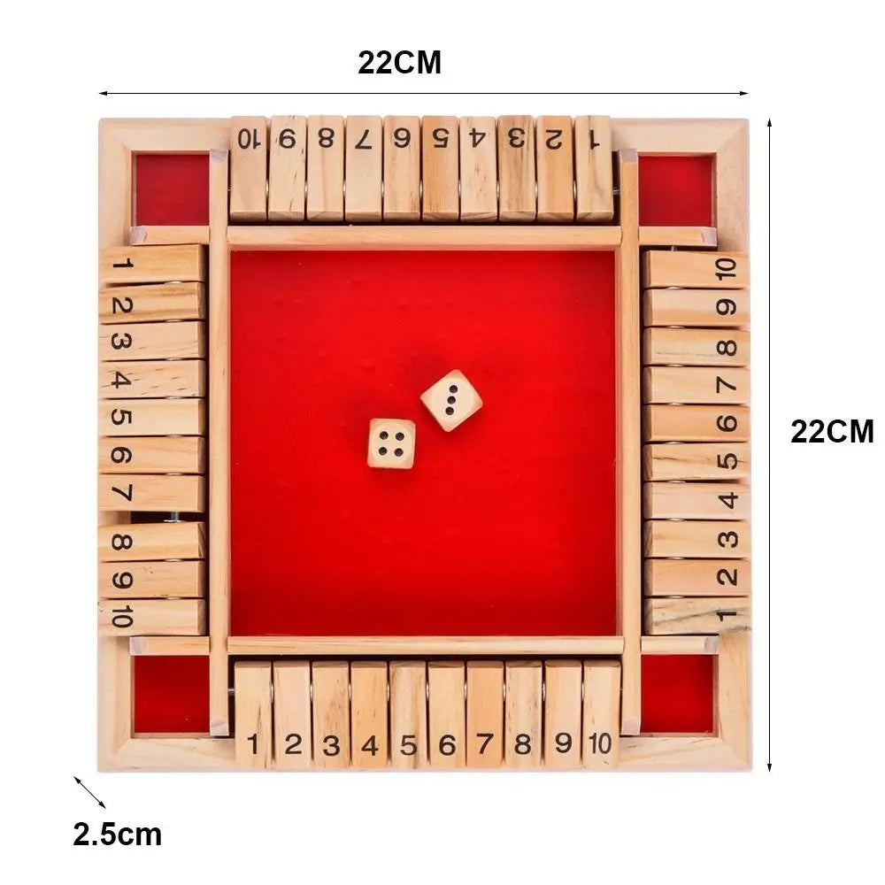 FlipTally Wooden Dice Game