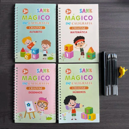 Magic Copybook Set for Preschoolers – Fun, Reusable Practice Books