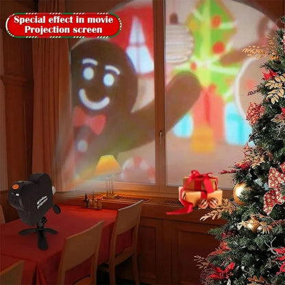 Holiday Holographic Window Projector