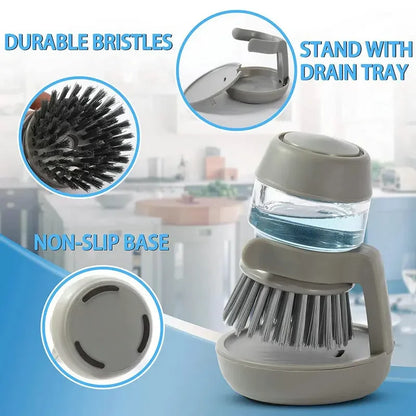 Multifunctional Pressing Cleaning Brush