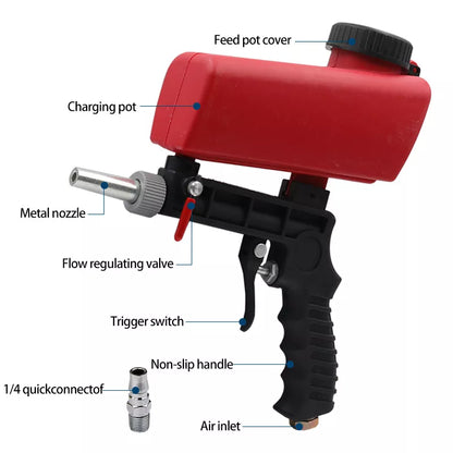 Portable Pneumatic Sandblasting Gun