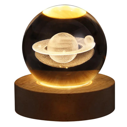 Crystal Ball Night Light 3D