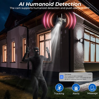 Smart Wireless Solar Security Camera