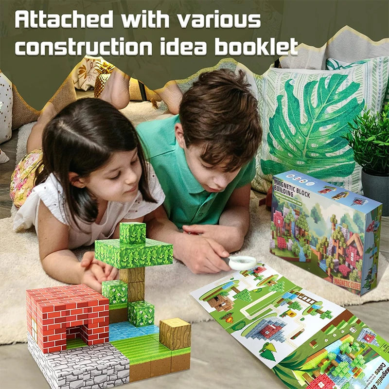 Magnetic Building Blocks Set – DIY Model for Endless & Sensory Play, Ages 3+