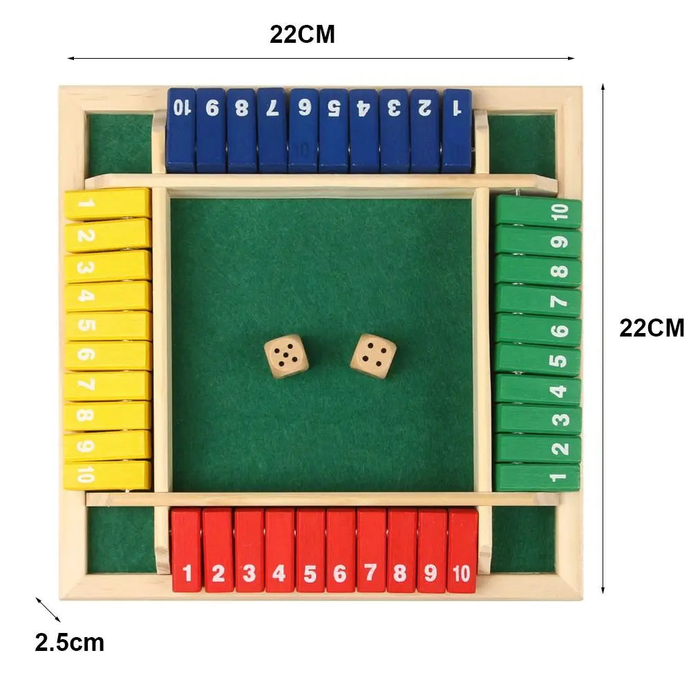 FlipTally Wooden Dice Game