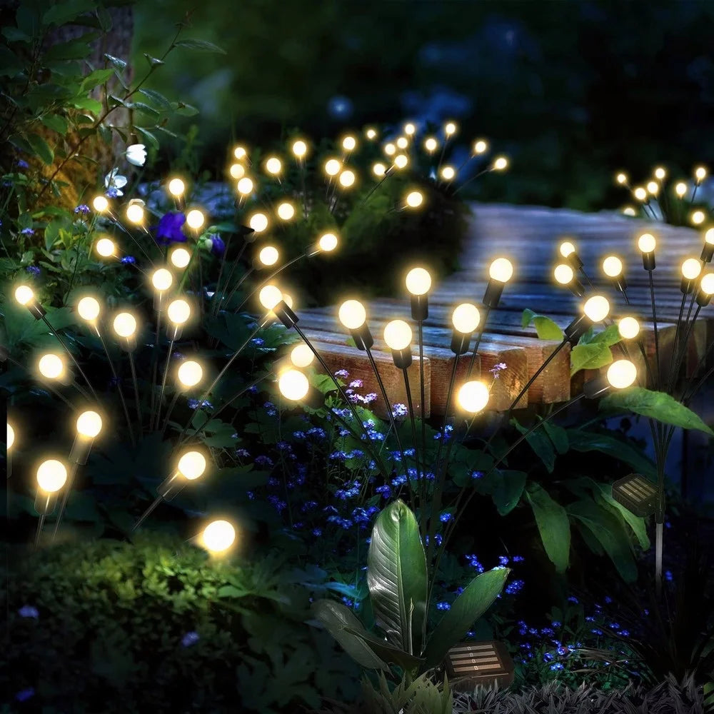 Solar Powered Firefly Garden Light