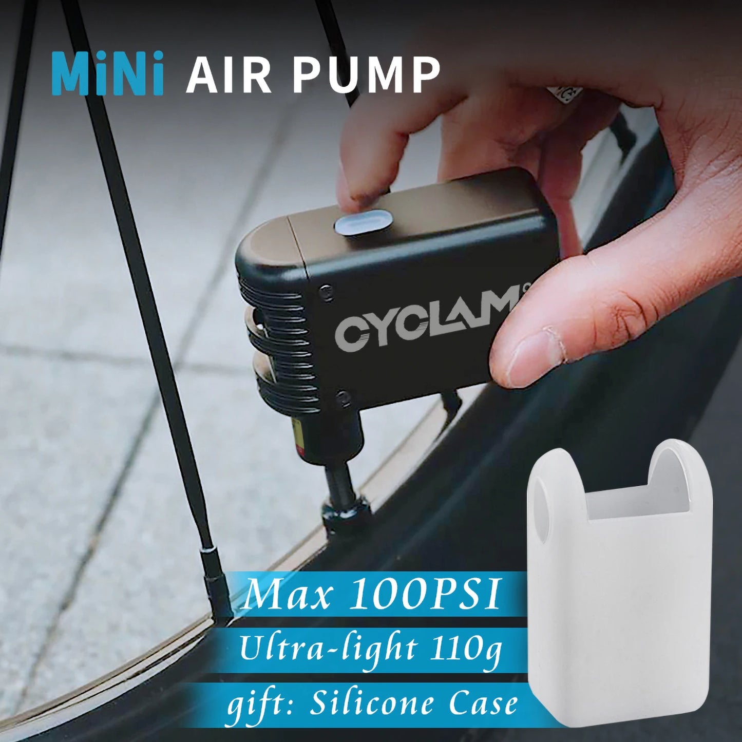 Cyclam - Ultra Mini Rechargeable Bike Pump