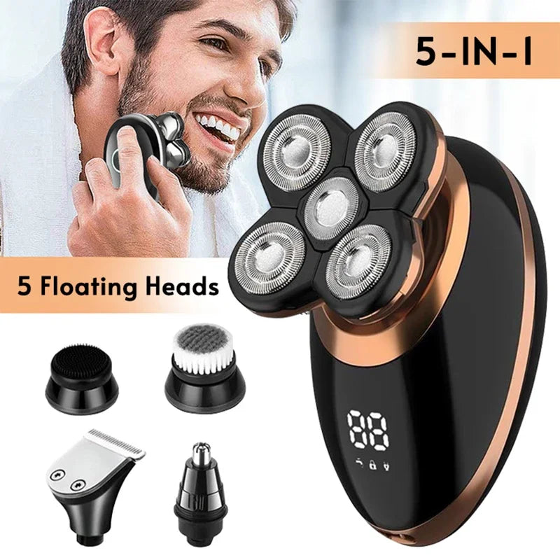 5-in-1 Electric Shaver for Men