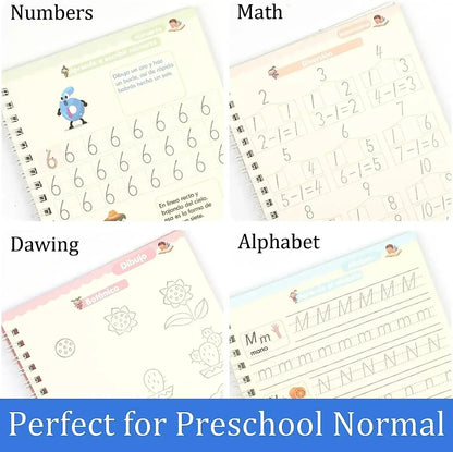 Magic Copybook Set for Preschoolers – Fun, Reusable Practice Books