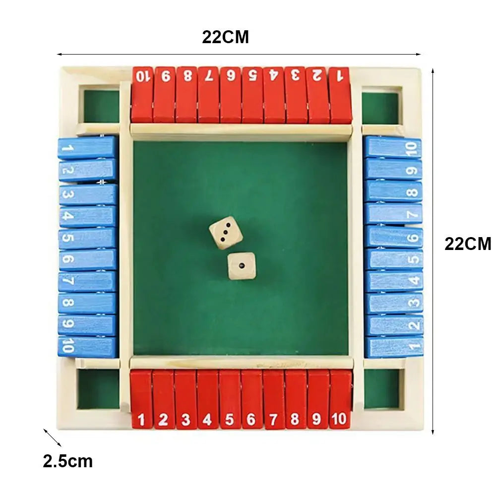 FlipTally Wooden Dice Game