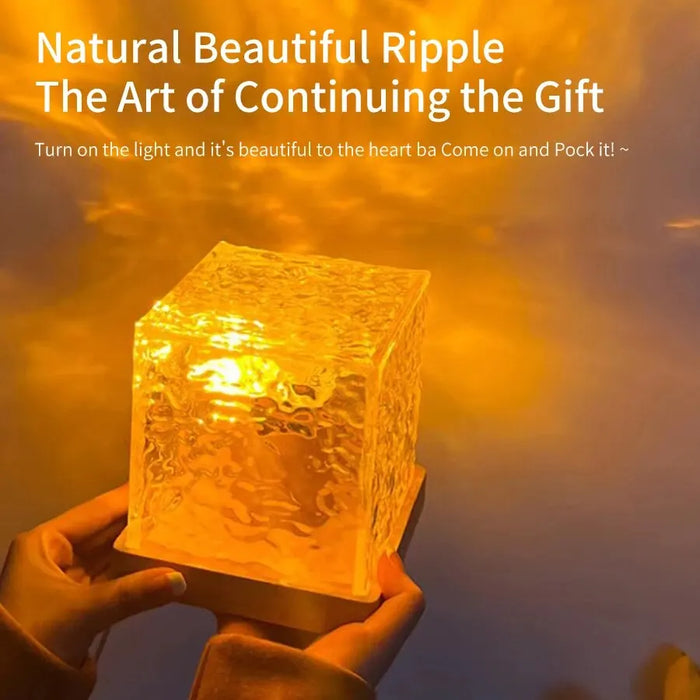 Water Ripple Crystal Projection Lamp