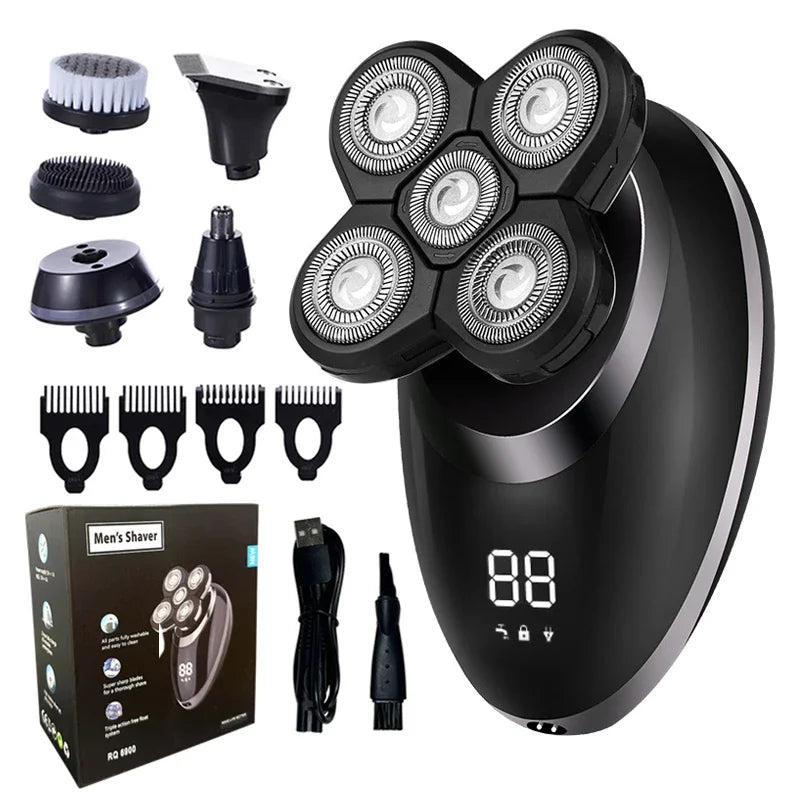 5-in-1 Electric Shaver for Men